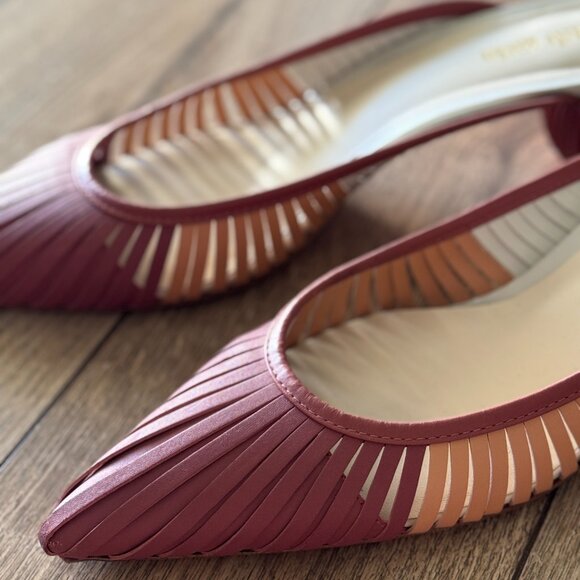 Cult Gaia Alia Mule in Pink & Tan - Picture 4 of 7